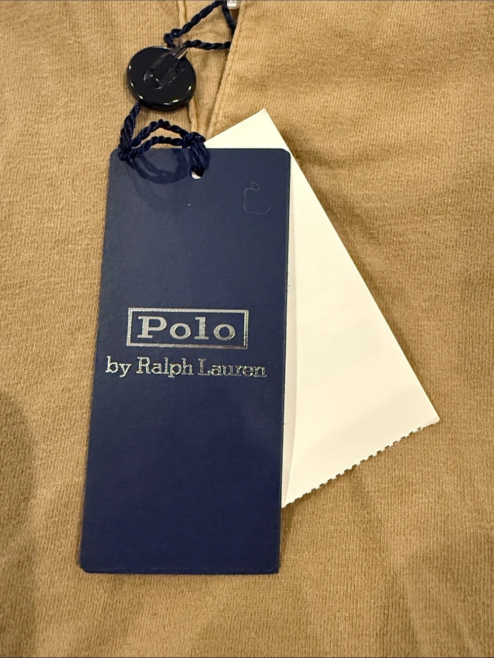 Polo by Ralph Lauren Long-Sleeve Polo Shirt - Khaki